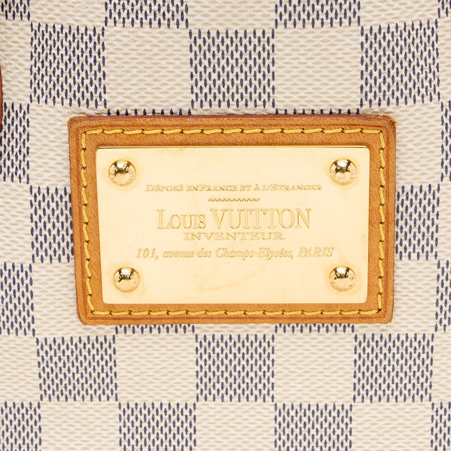 Louis Vuitton Damier Azur Hampstead PM Tote (SHF-jZQD5W)