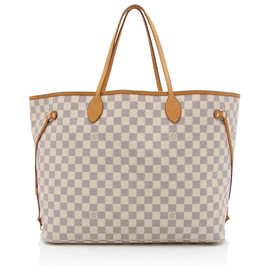 Louis Vuitton Damier Azur Neverfull GM Tote (SHF-46Mqp7)