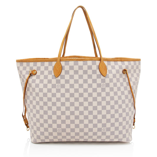 Louis Vuitton Damier Azur Neverfull GM Tote (SHF-mCl4xz)