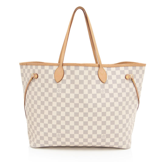 Louis Vuitton Damier Azur Neverfull GM Tote (SHF-njjOPf)