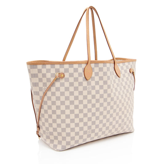 Louis Vuitton Damier Azur Neverfull GM Tote (SHF-njjOPf)