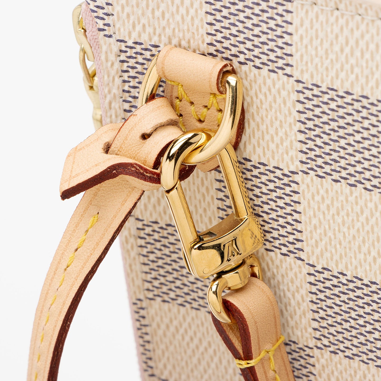 Louis Vuitton Damier Azur Neverfull MM Pochette -  (SHF-J7z27Y)