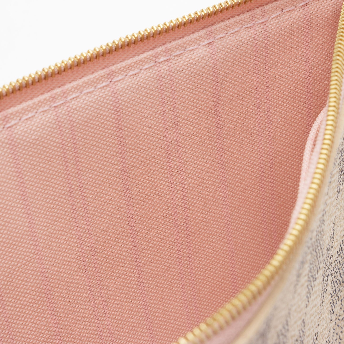 Louis Vuitton Damier Azur Neverfull MM Pochette -  (SHF-J7z27Y)
