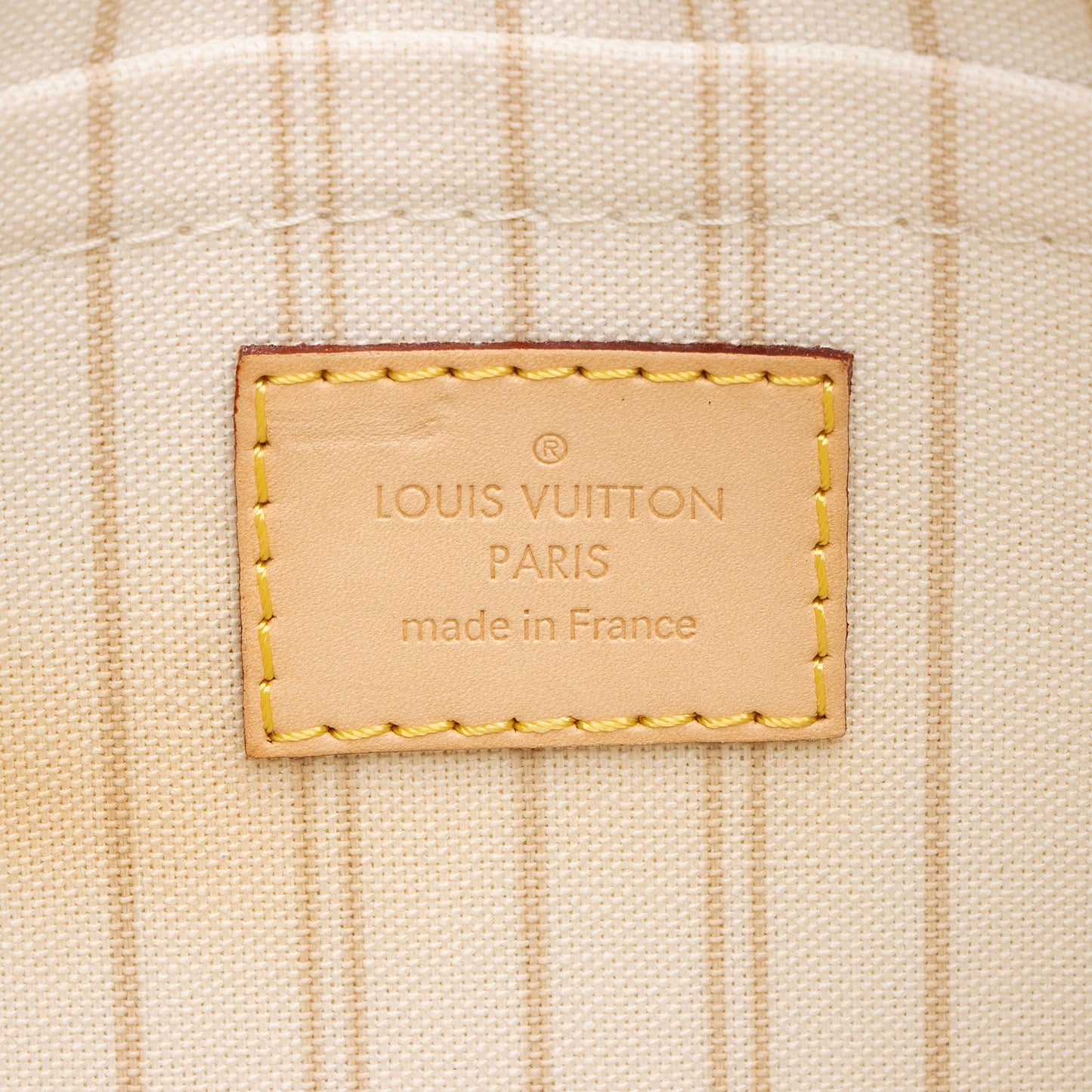 Louis Vuitton Damier Azur Neverfull MM Pochette