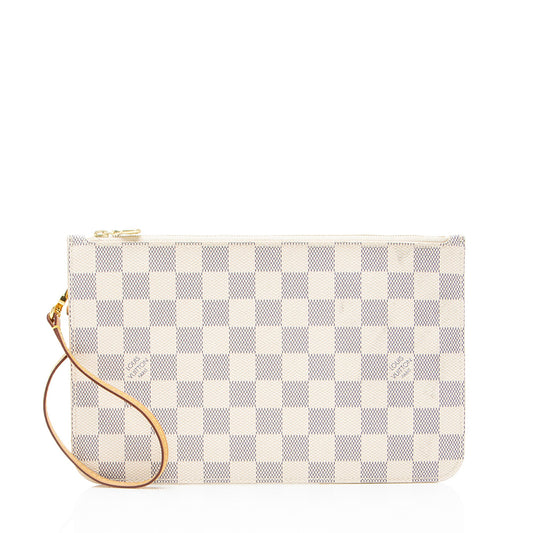 Louis Vuitton Damier Azur Neverfull MM Pochette