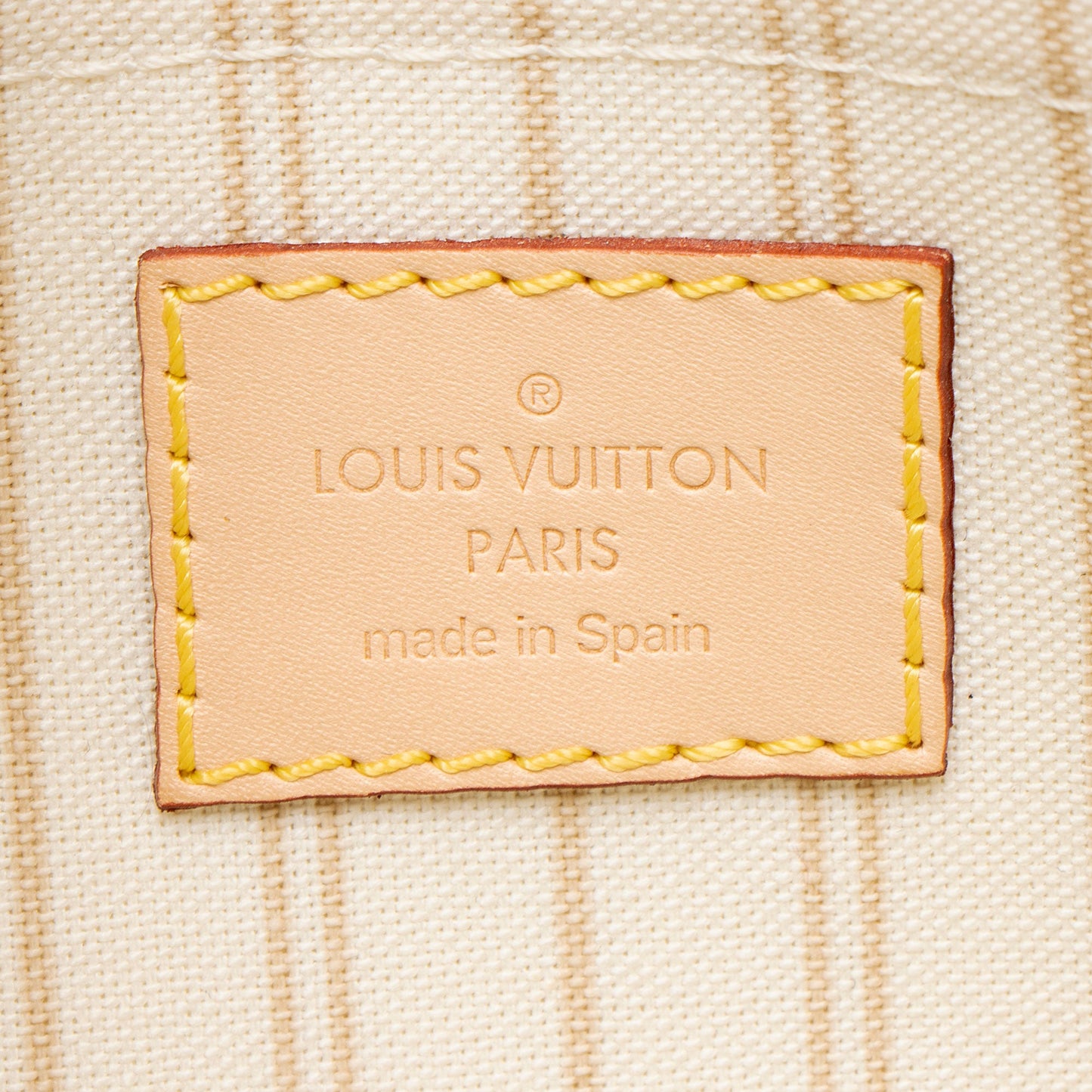 Louis Vuitton Damier Azur Neverfull MM Pochette