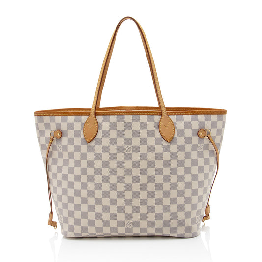 Louis Vuitton Damier Azur Neverfull MM Tote (SHF-sLwz5U)