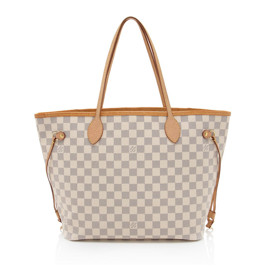Louis Vuitton Damier Azur Neverfull MM Tote