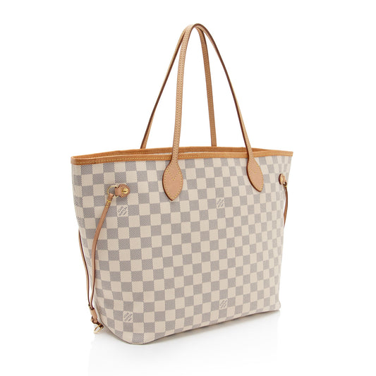 Louis Vuitton Damier Azur Neverfull MM Tote