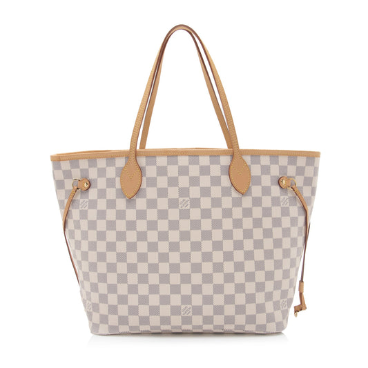 Louis Vuitton Damier Azur Neverfull MM Tote (SHF-LojKbI)