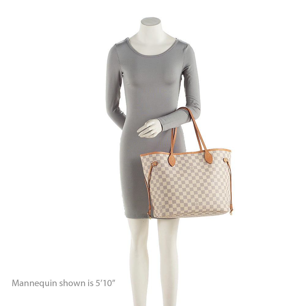Louis Vuitton Damier Azur Neverfull MM Tote (SHF-Qy78xW)