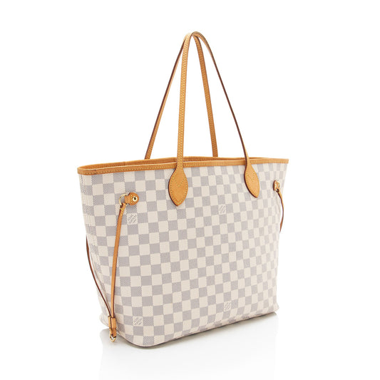 Louis Vuitton Damier Azur Neverfull MM Tote