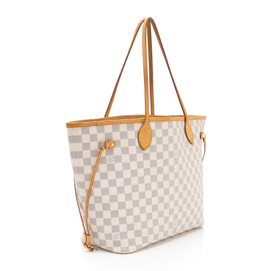 Louis Vuitton Damier Azur Neverfull MM Tote