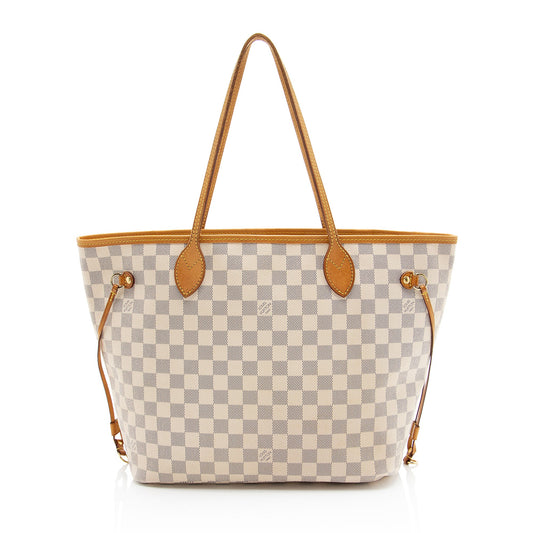 Louis Vuitton Damier Azur Neverfull MM Tote