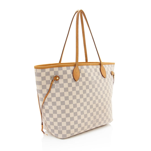 Louis Vuitton Damier Azur Neverfull MM Tote