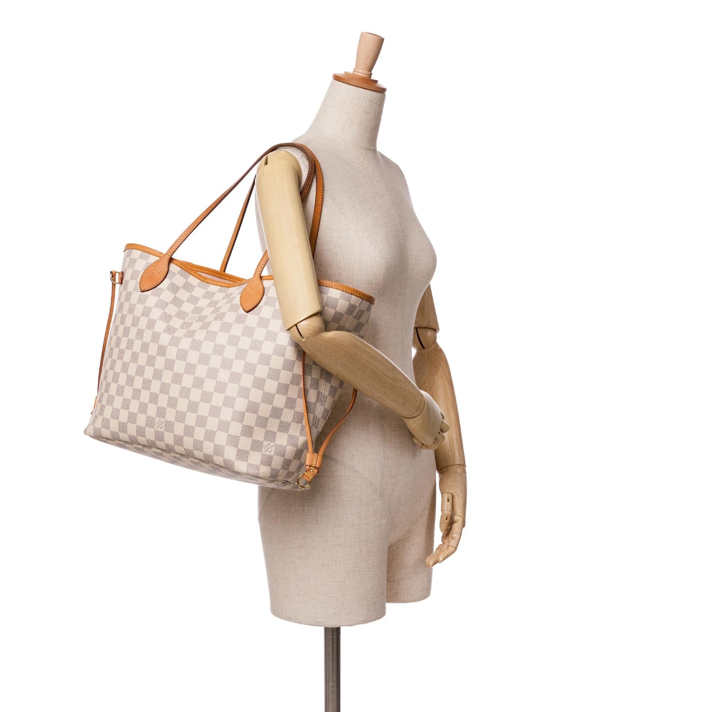 Louis Vuitton Damier Azur Neverfull MM (SHG-nhrBPb)
