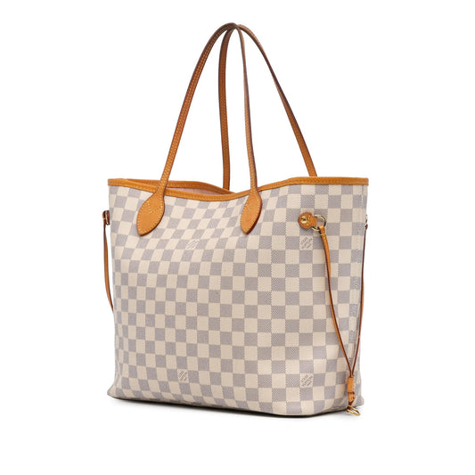 Louis Vuitton Damier Azur Neverfull MM (SHG-nhrBPb)