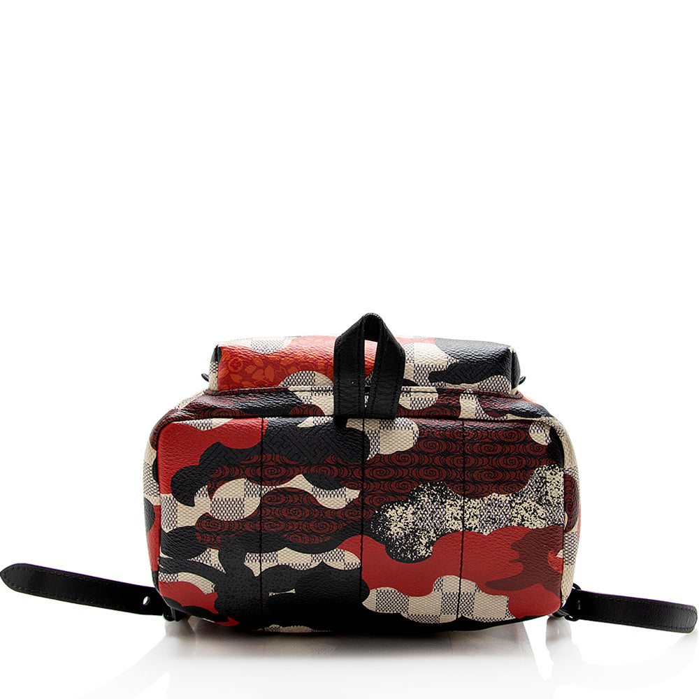 Louis Vuitton Damier Azur Patchwork Waves Palm Springs PM Backpack -  (SHF-15024)