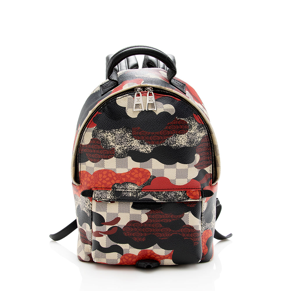 Louis Vuitton Damier Azur Patchwork Waves Palm Springs PM Backpack -  (SHF-15024)