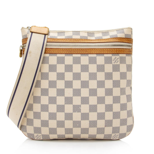 Louis Vuitton Damier Azur Pochette Bosphore Messenger Bag (SHF-BRPpFe)