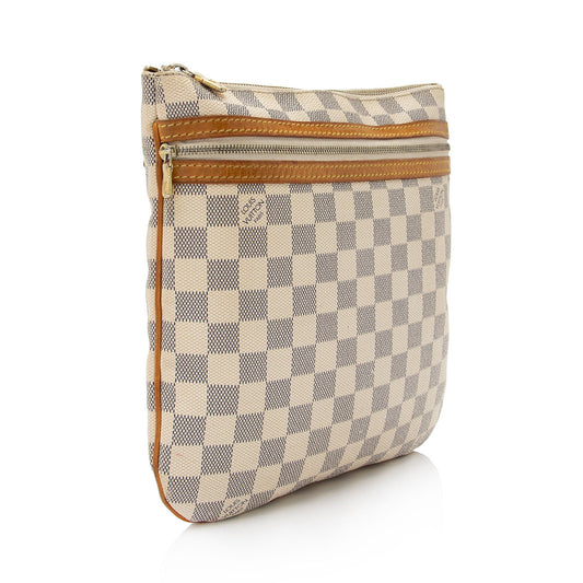 Louis Vuitton Damier Azur Pochette Bosphore Messenger Bag (SHF-BRPpFe)