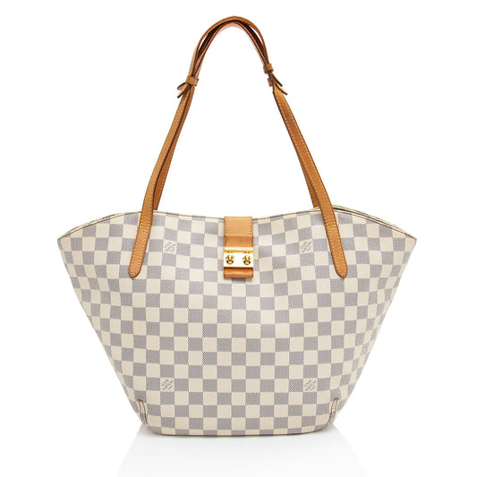 Louis Vuitton Damier Azur Salina PM Tote (SHF-CRxd1G)