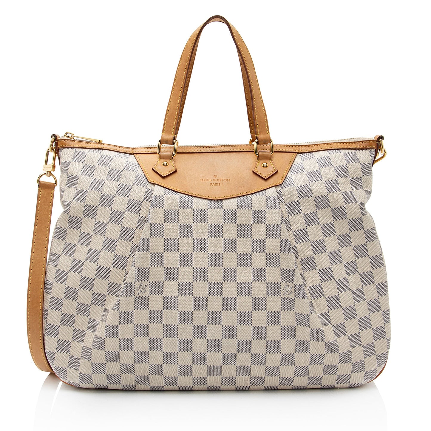 Louis Vuitton Damier Azur Siracusa GM Tote (SHF-qEEEdA)