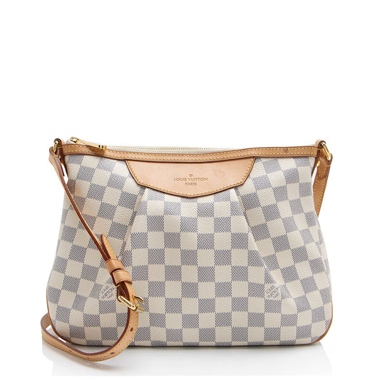 Louis Vuitton Damier Azur Siracusa PM Shoulder Bag (SHF-WuMHEZ)