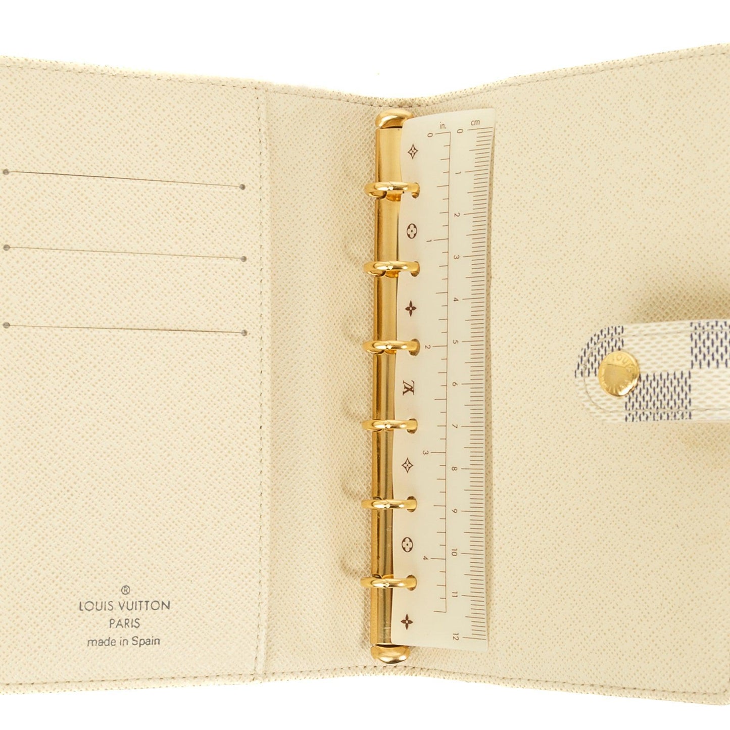 Louis Vuitton Damier Azur Small Ring Agenda Cover