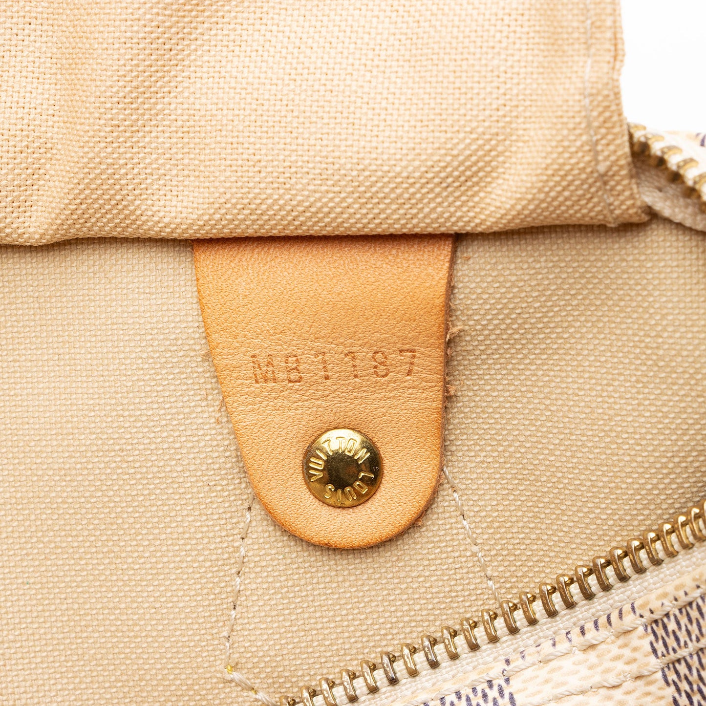 Louis Vuitton Damier Azur Speedy 25 Satchel