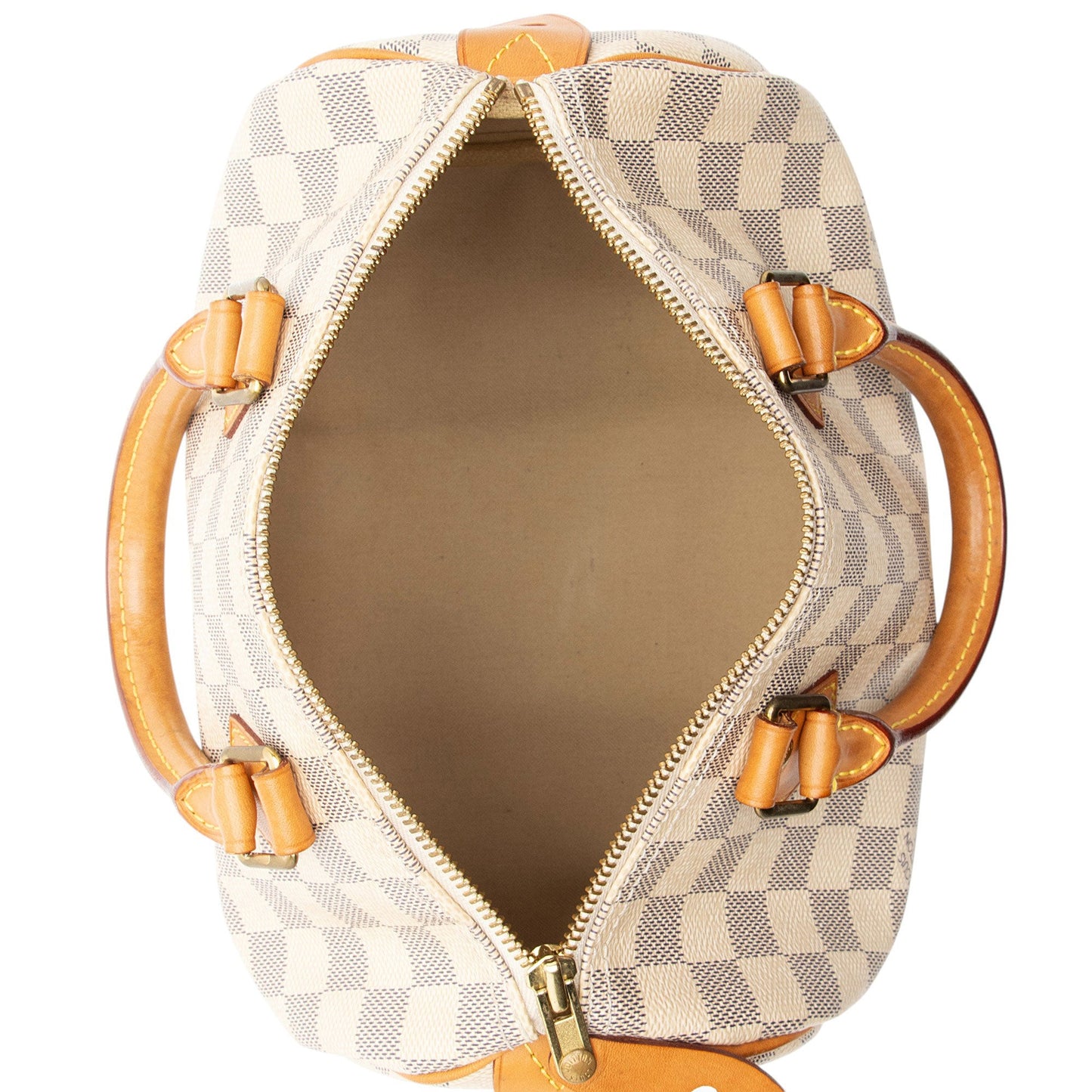 Louis Vuitton Damier Azur Speedy 25 Satchel