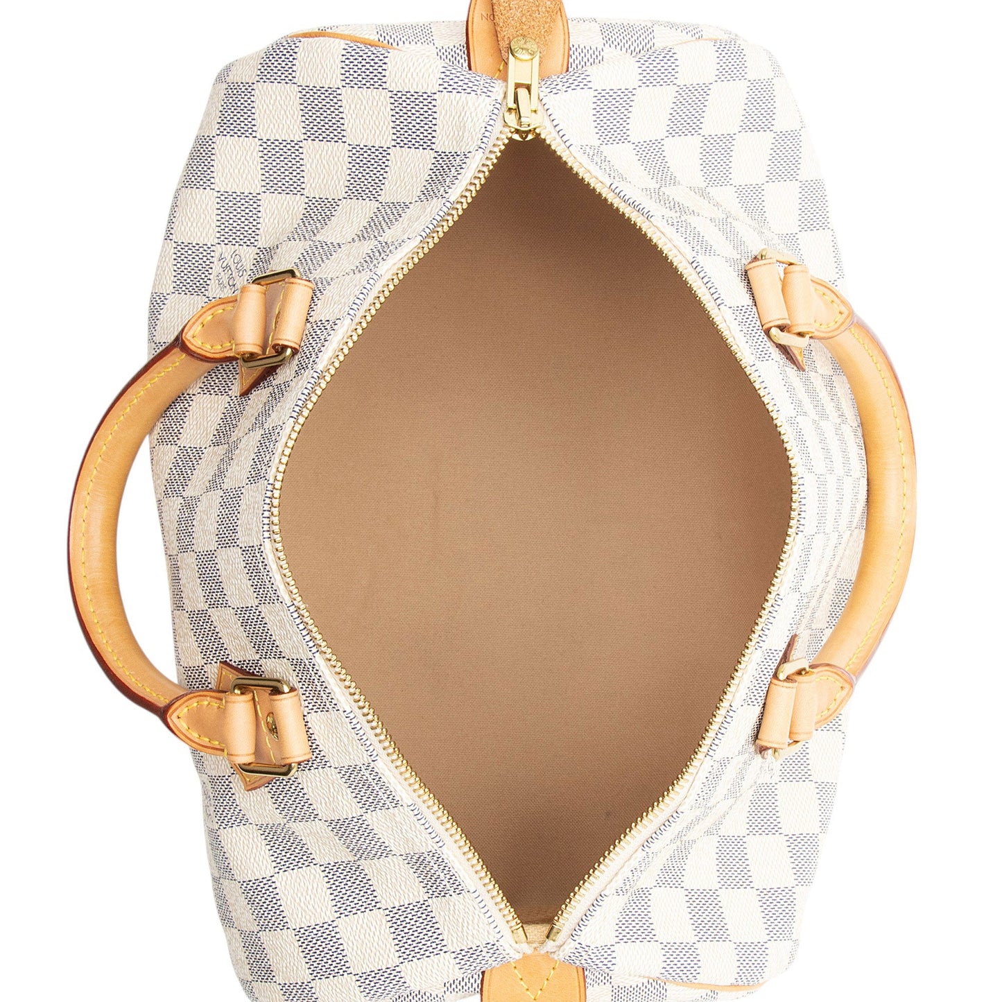 Louis Vuitton Damier Azur Speedy 30 Satchel