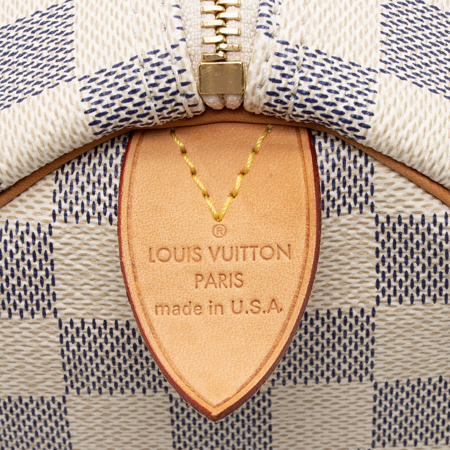 Louis Vuitton Damier Azur Speedy 30 Satchel