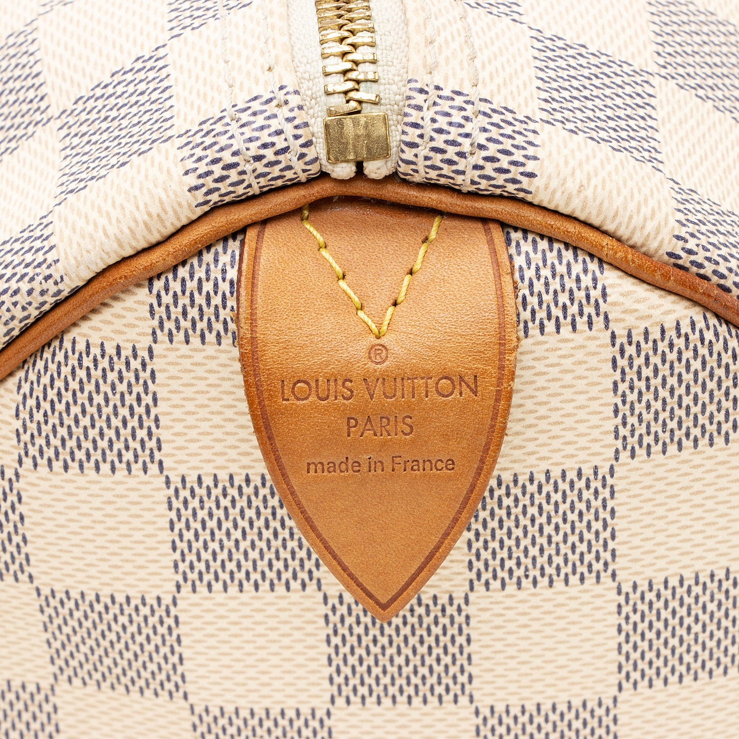 Louis Vuitton Damier Azur Speedy 30 Satchel