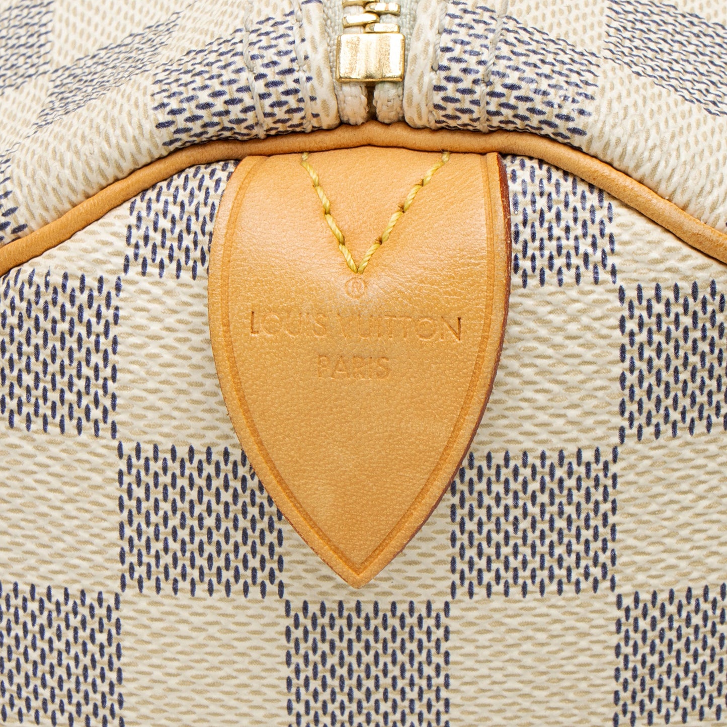 Louis Vuitton Damier Azur Speedy 30 Satchel