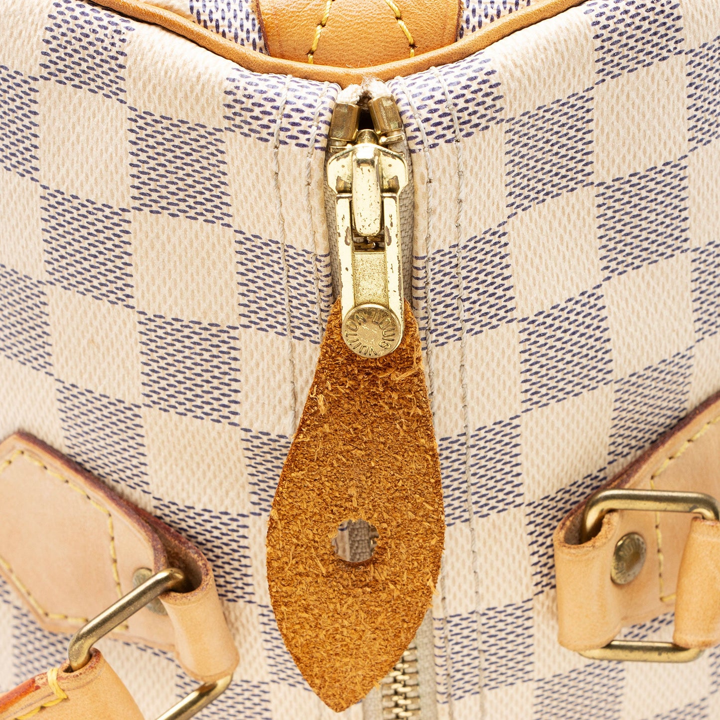 Louis Vuitton Damier Azur Speedy 30 Satchel