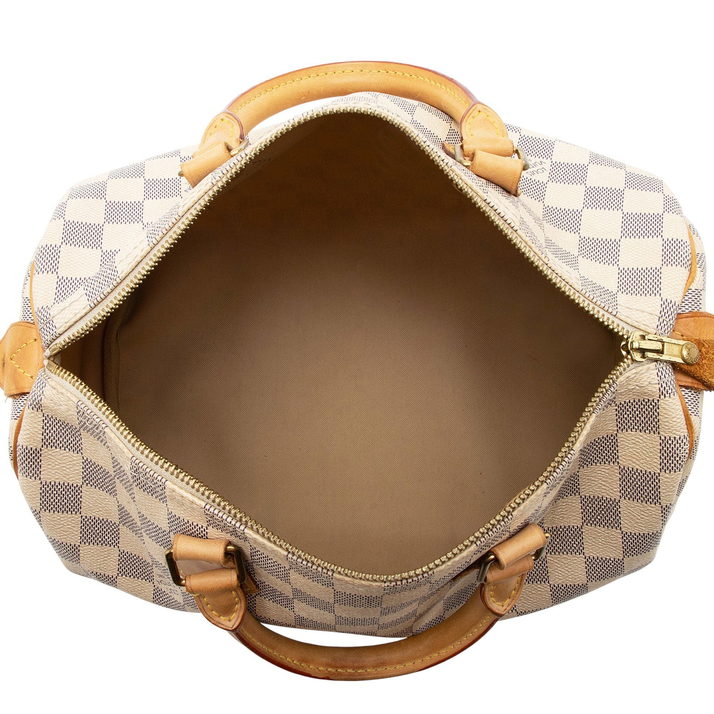 Louis Vuitton Damier Azur Speedy 30 Satchel