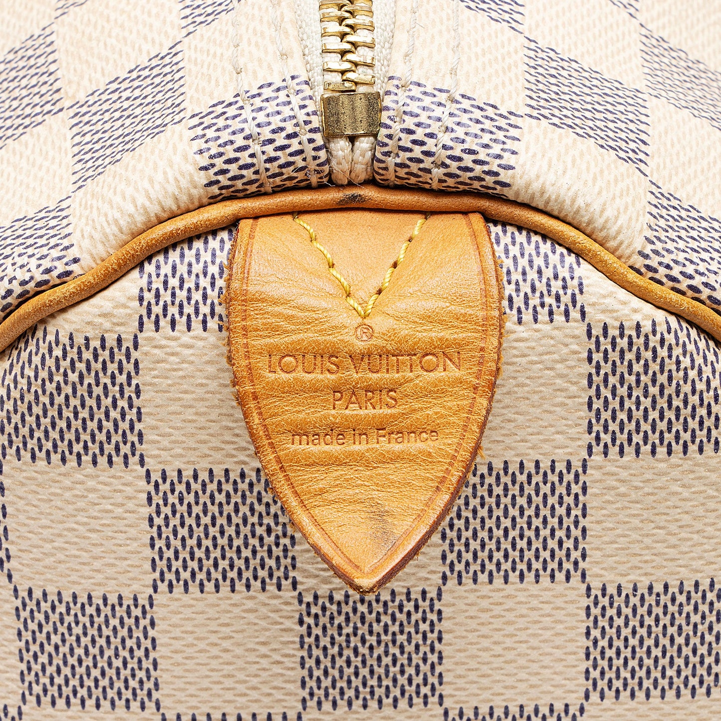 Louis Vuitton Damier Azur Speedy 30 Satchel