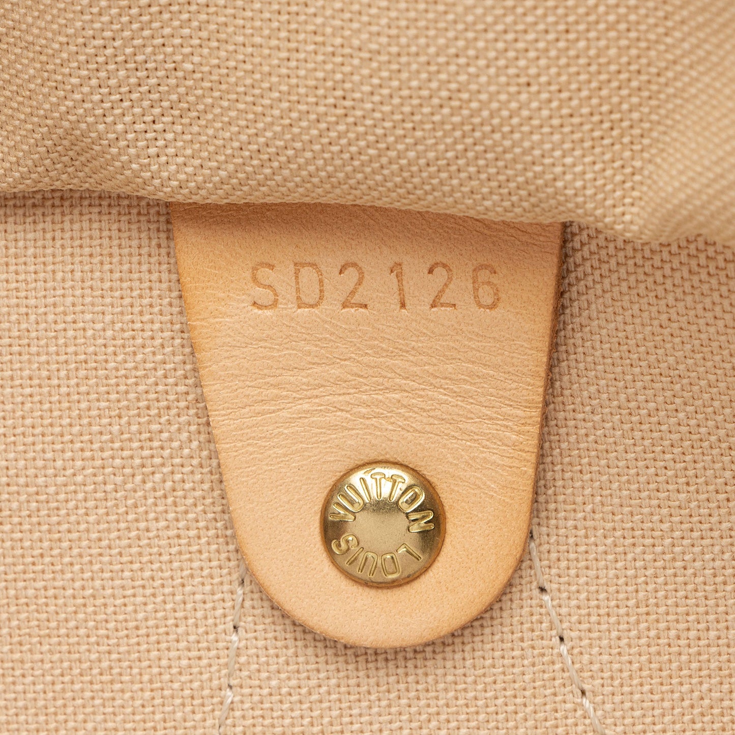 Louis Vuitton Damier Azur Speedy 35 Satchel