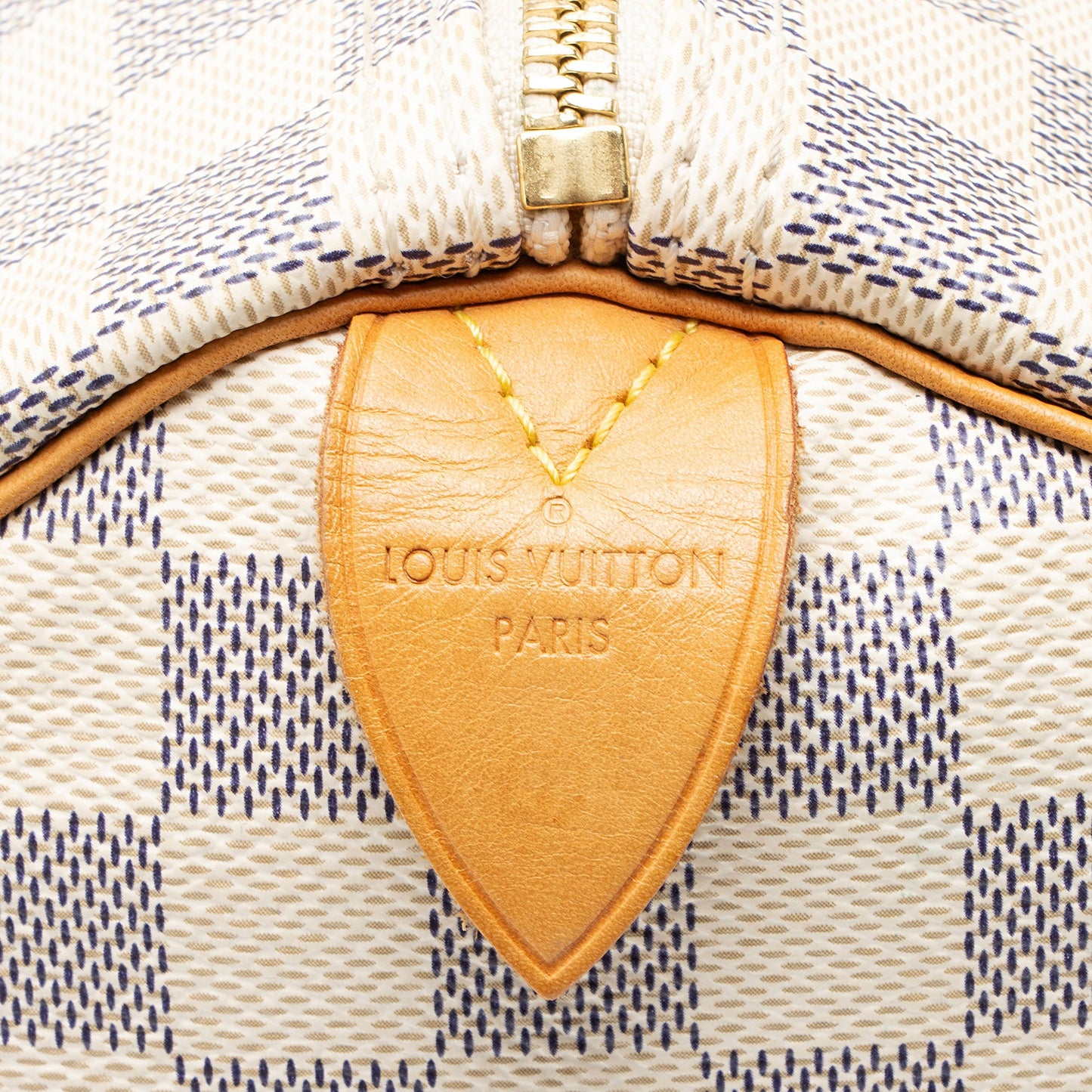 Louis Vuitton Damier Azur Speedy 35 Satchel