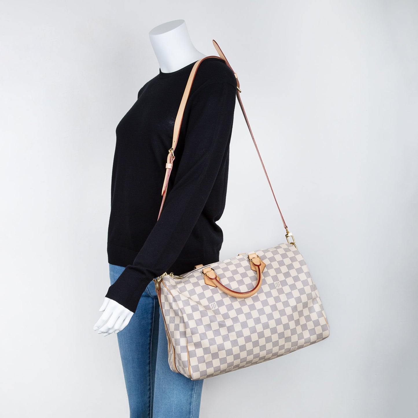Louis Vuitton Damier Azur Speedy Bandouliere 35
