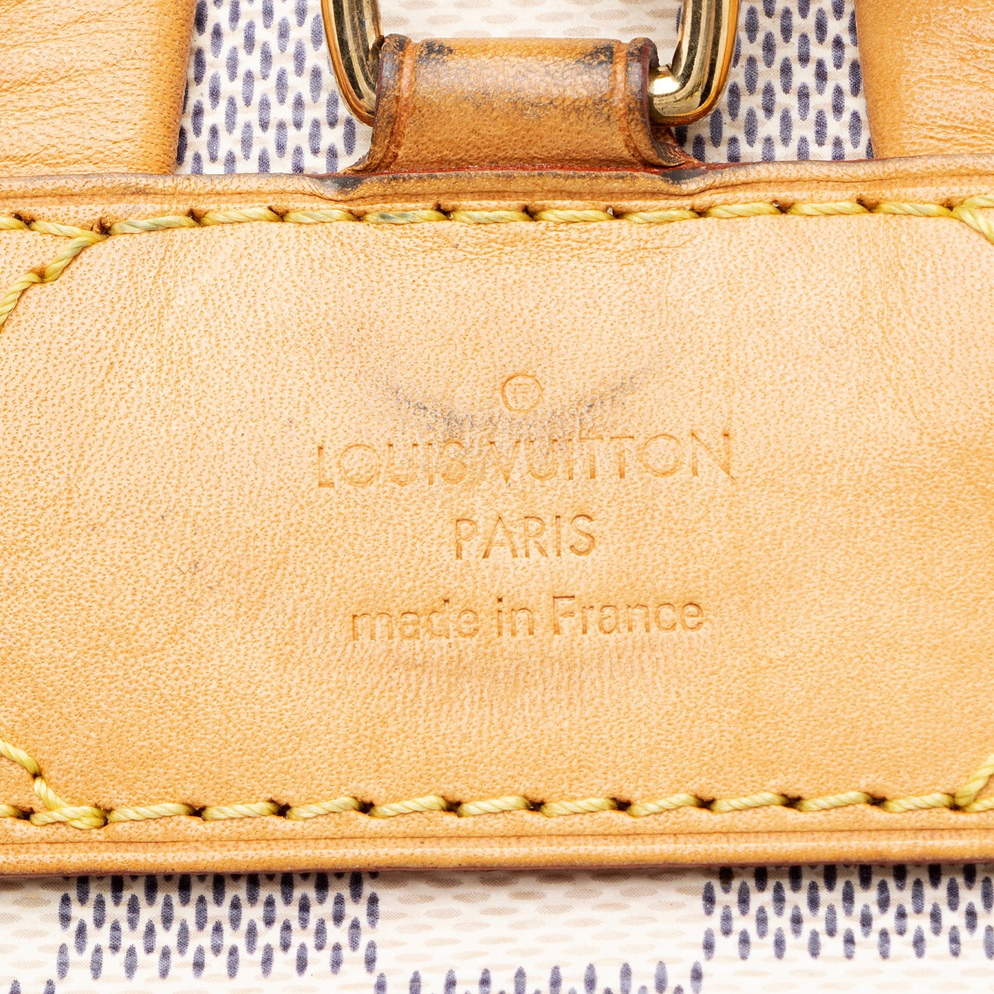 Louis Vuitton Damier Azur Sperone BB Backpack (SHF-22843)
