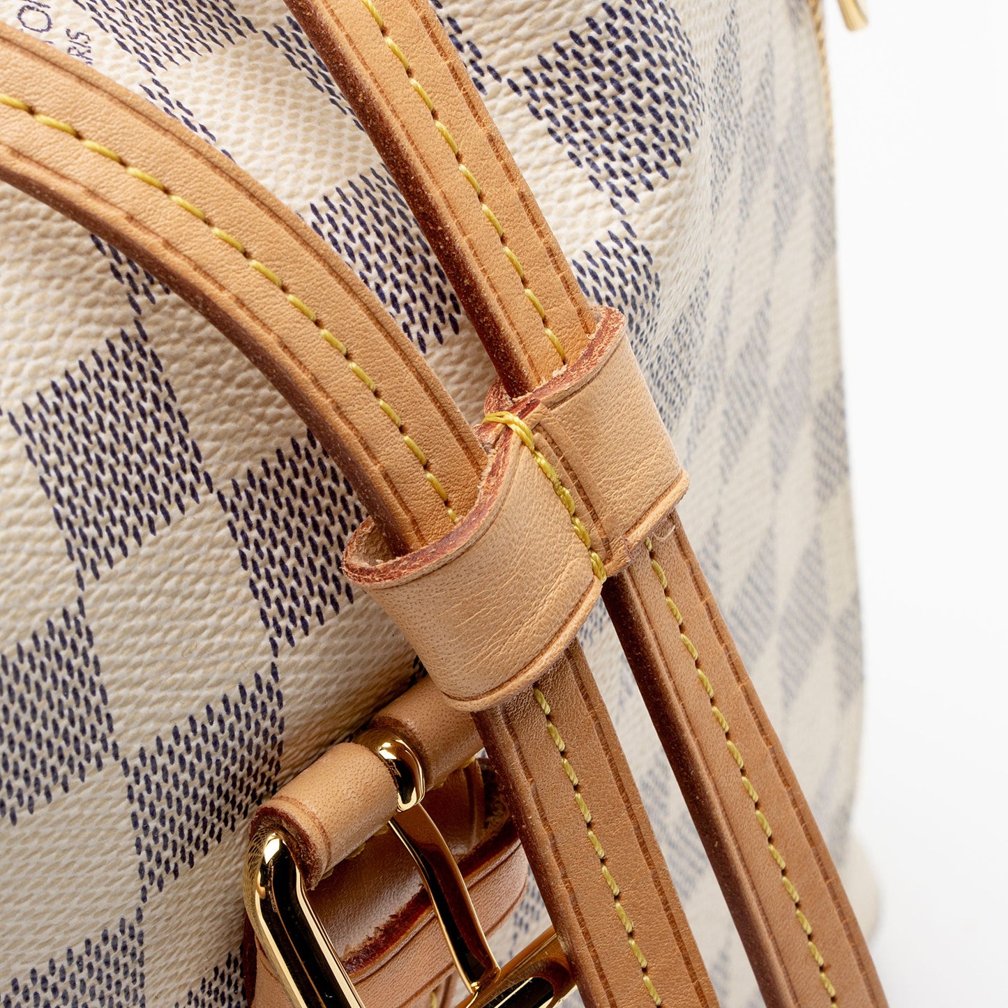 Louis Vuitton Damier Azur Sperone Backpack (SHF-4f0xqS)