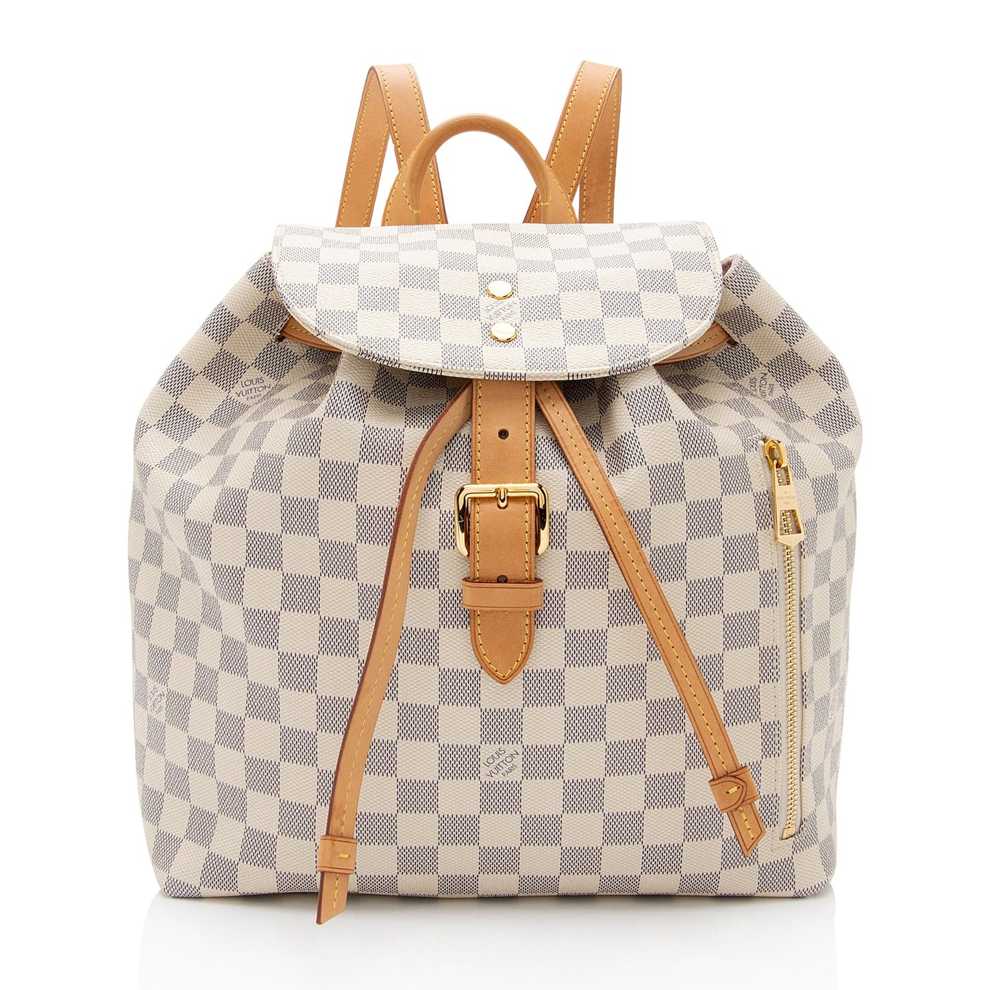 Louis Vuitton Damier Azur Sperone Backpack (SHF-4f0xqS)