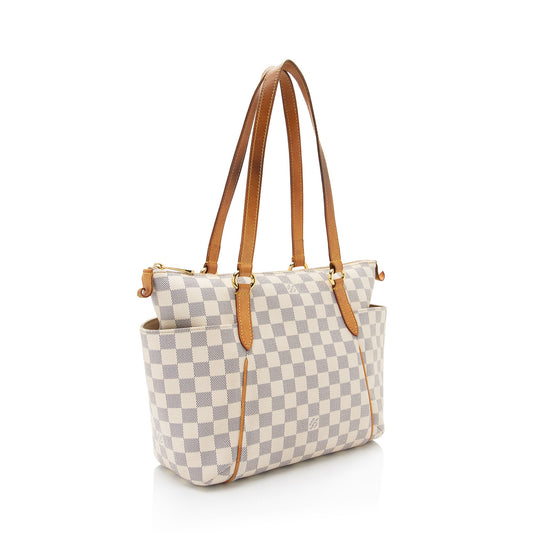 Louis Vuitton Damier Azur Totally PM Tote (SHF-t2xnGe)