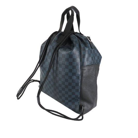 Louis Vuitton Damier Cobalt Matchpoint Hybrid Backpack (SHG-aR04oD)