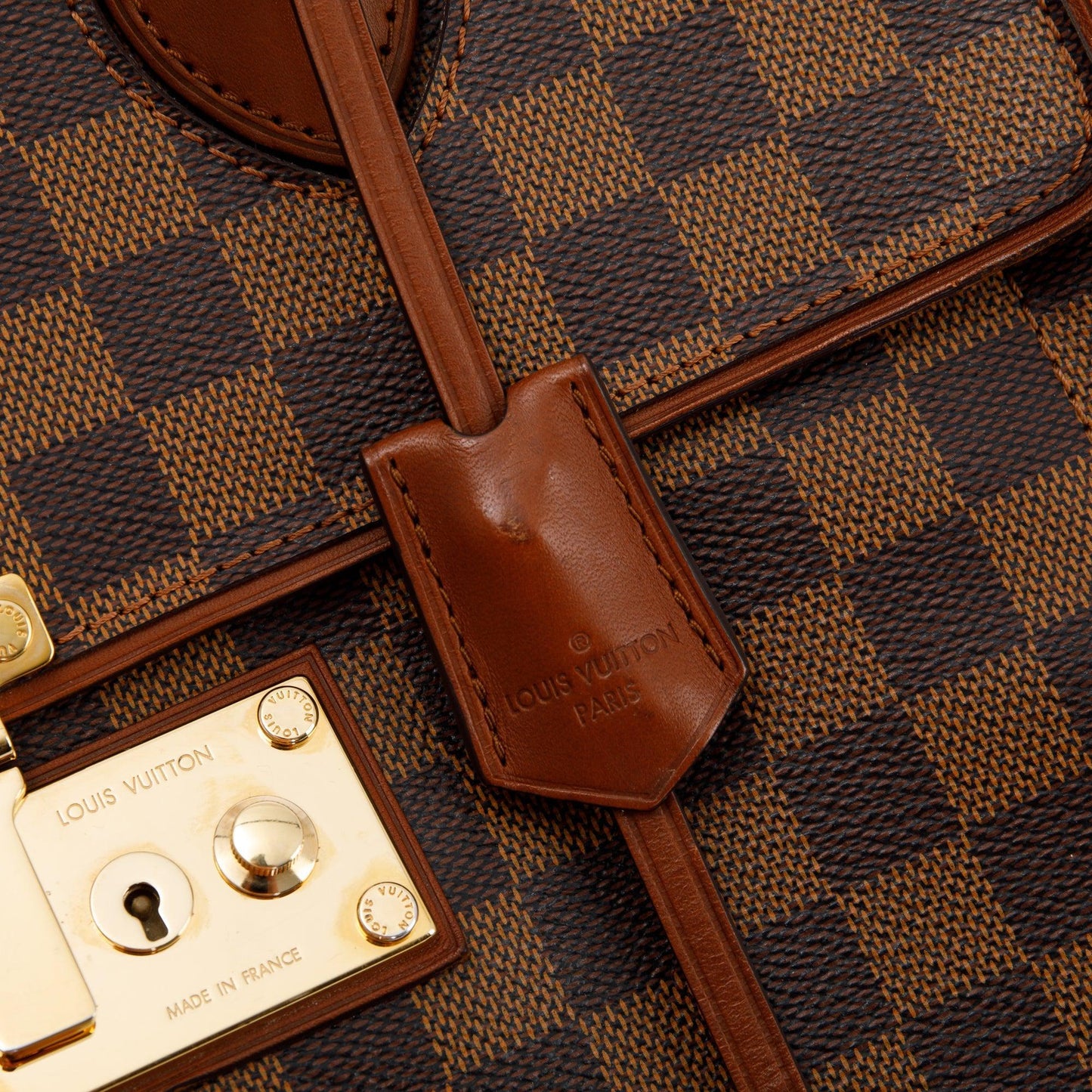 Louis Vuitton Damier Ebene Ascot Bag