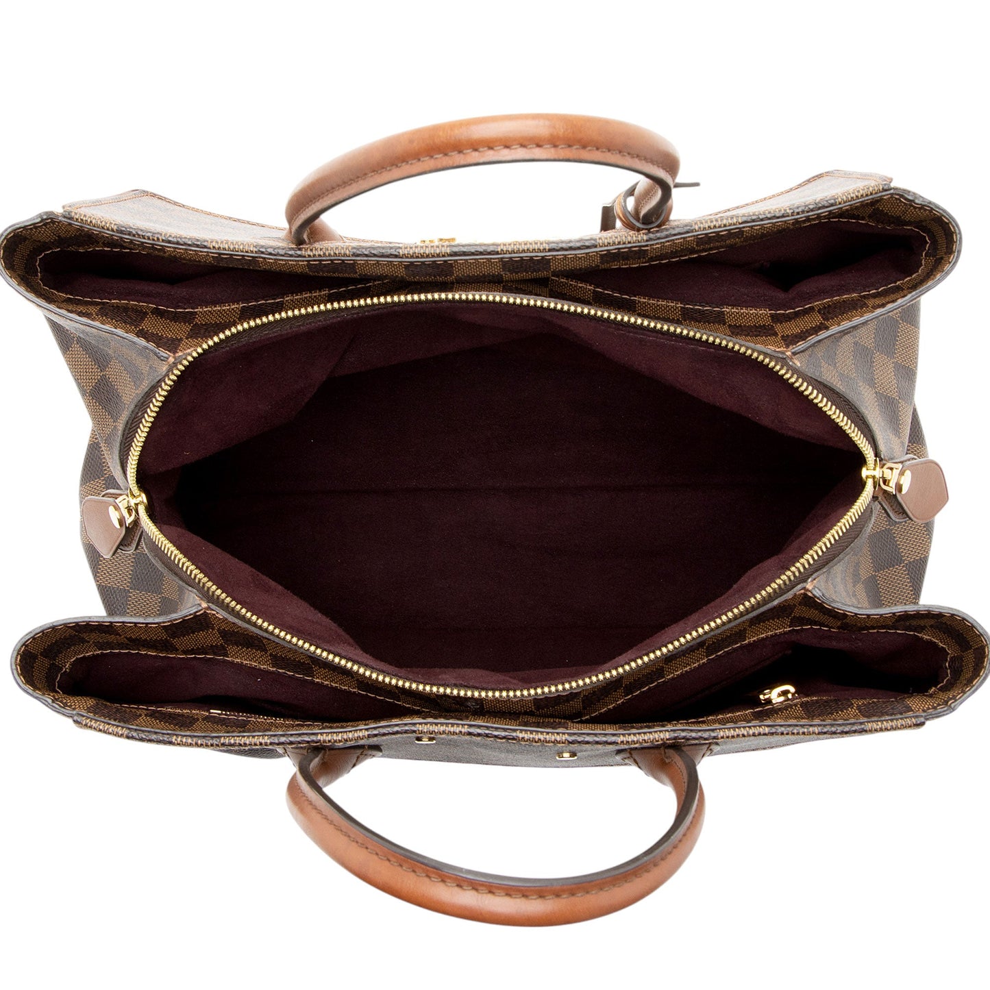 Louis Vuitton Damier Ebene Ascot Satchel