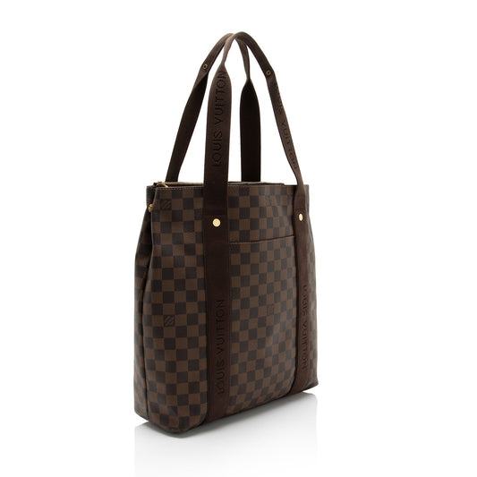 Louis Vuitton Damier Ebene Cabas Beaubourg Tote (SHF-VtkYA6)