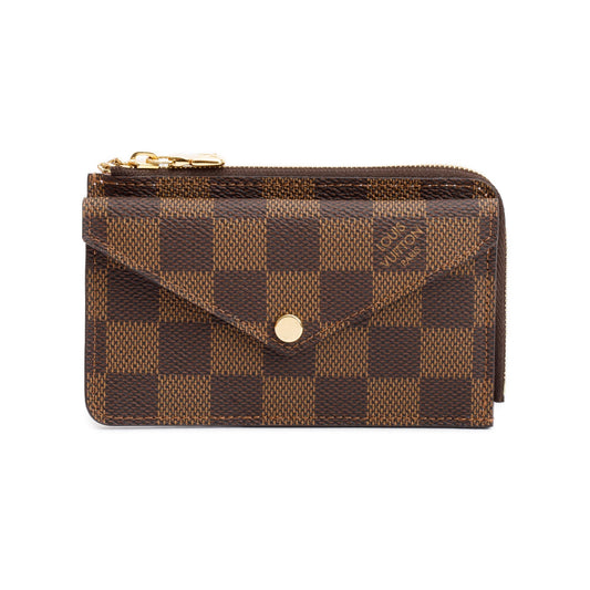 Louis Vuitton Damier Ebene Card Holder Recto Verso